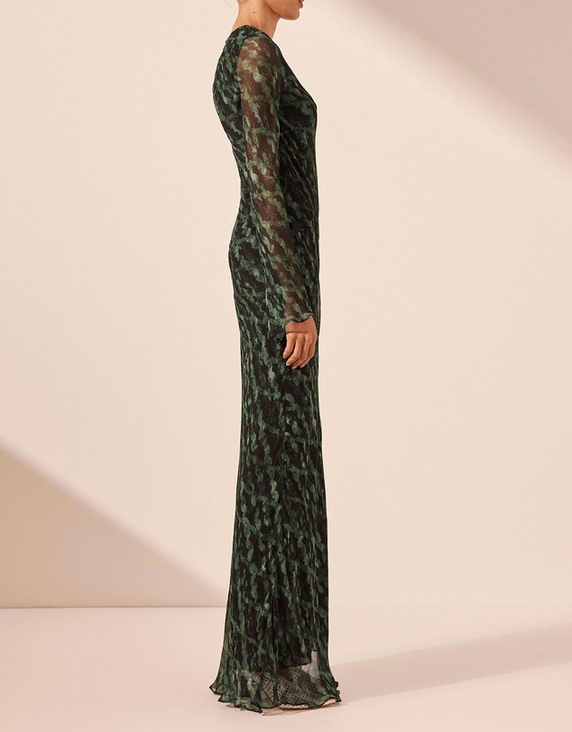 Shona Joy Remi LS Gathered Maxi Dress photo 2