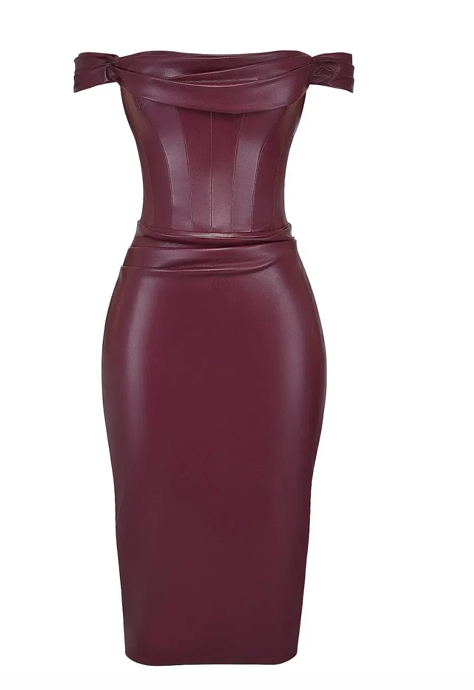 House of CB Raven Vegan Leather Corset Purple Size AU 8 photo 3