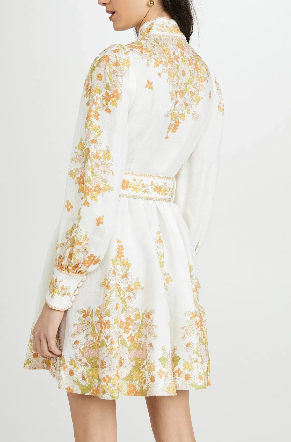 Zimmermann Super Eight Tubular Mini Dress Print Size 8 photo 2