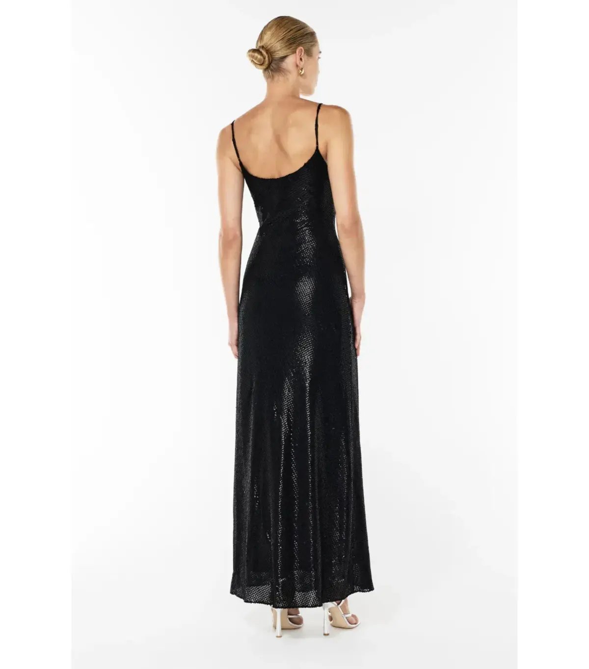 Manning Cartell High Voltage Slip Maxi Dress Black Size AU 8 photo 3