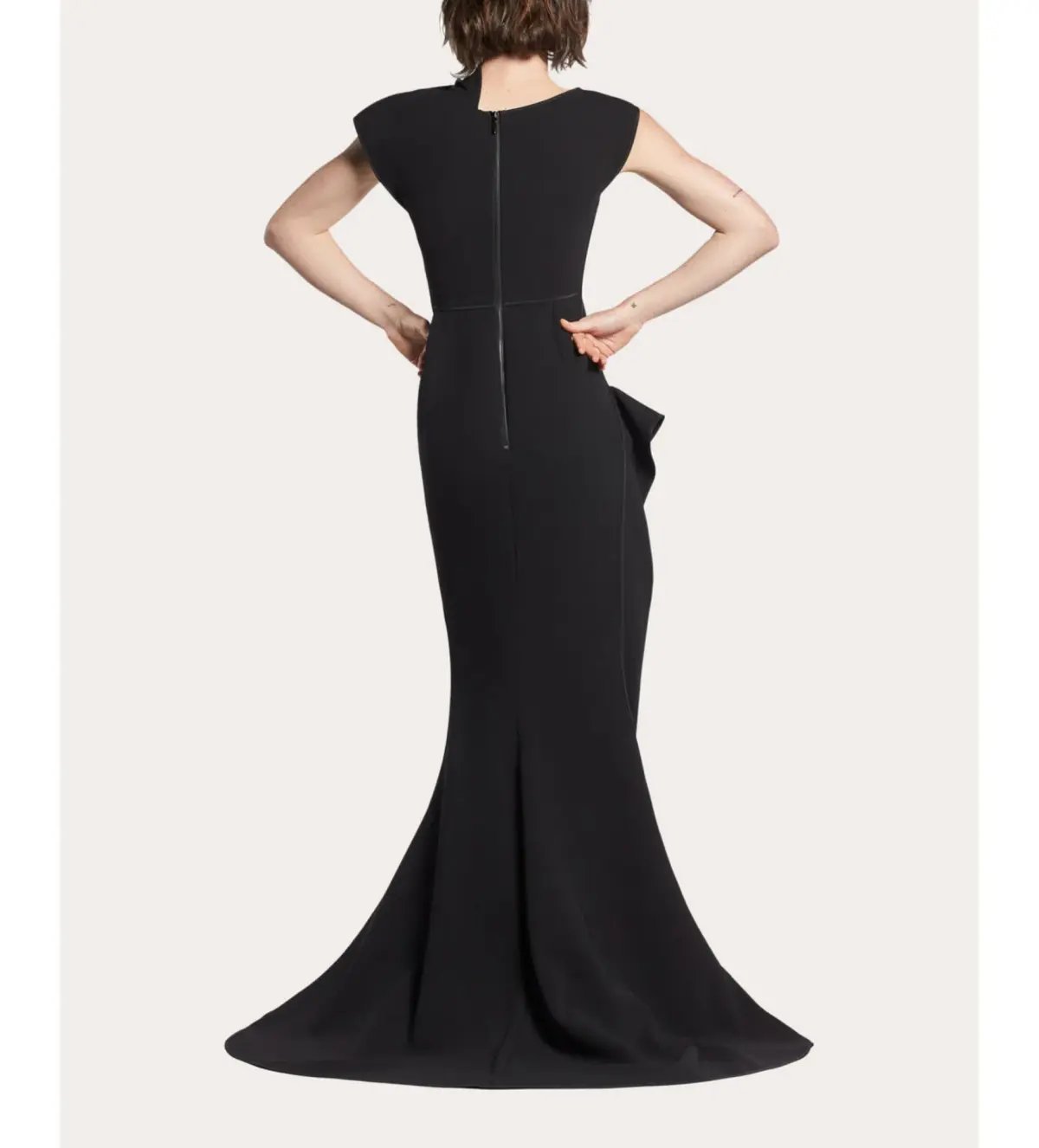 Maticevski Victoire Gown Black Size 14 photo 2