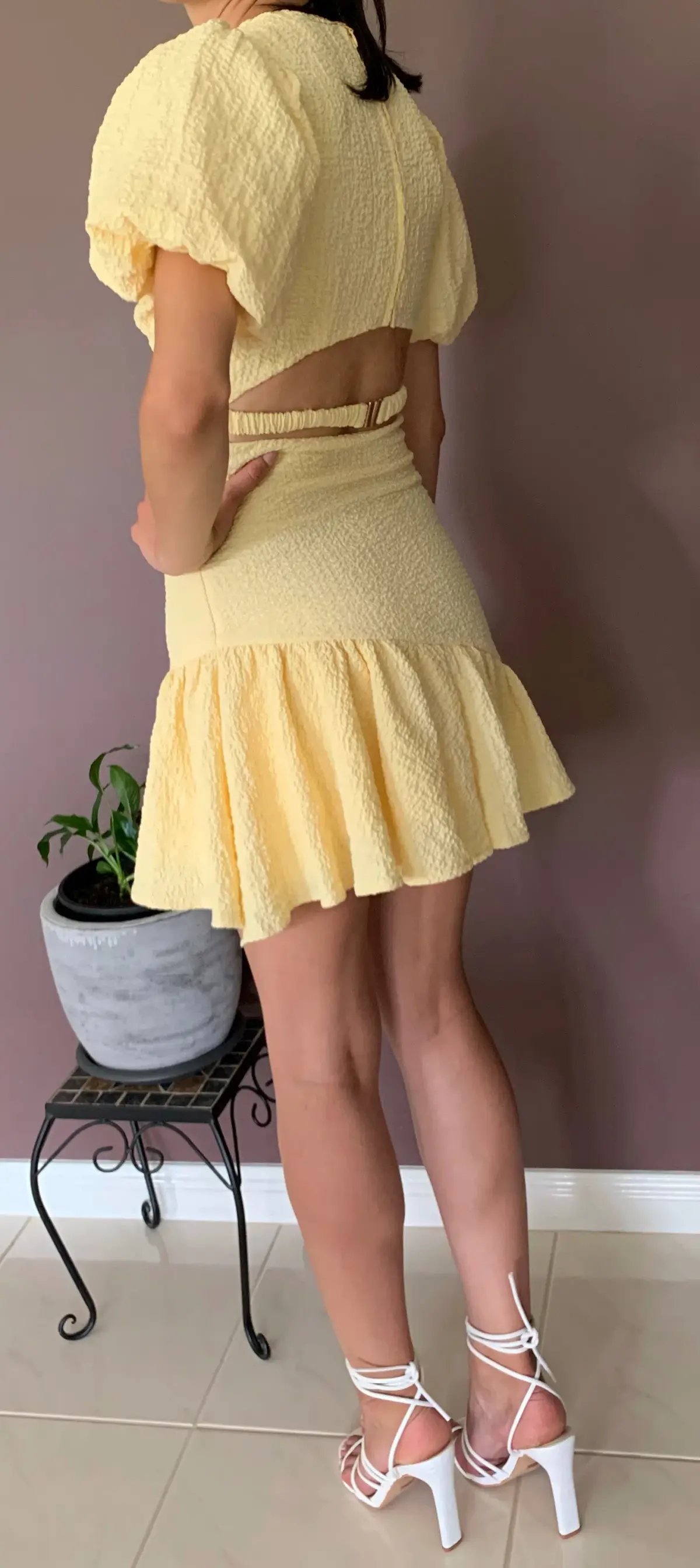 By Nicola Calypso Puff Sleeve Mini Dress photo 4
