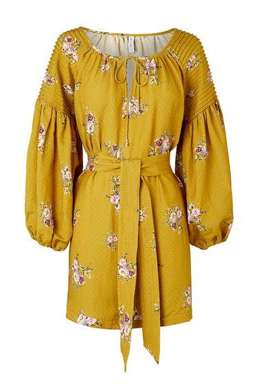 Steele - Bellflower Smock Dress Yellow Size 6 photo 4