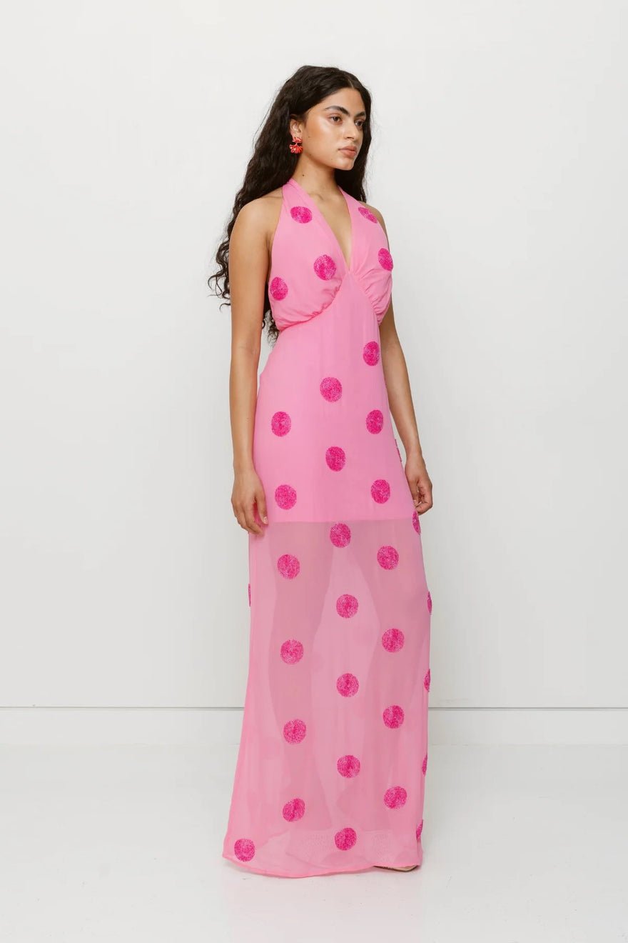 The Wolf Gang Sanja Slip Dress - Candy photo 2