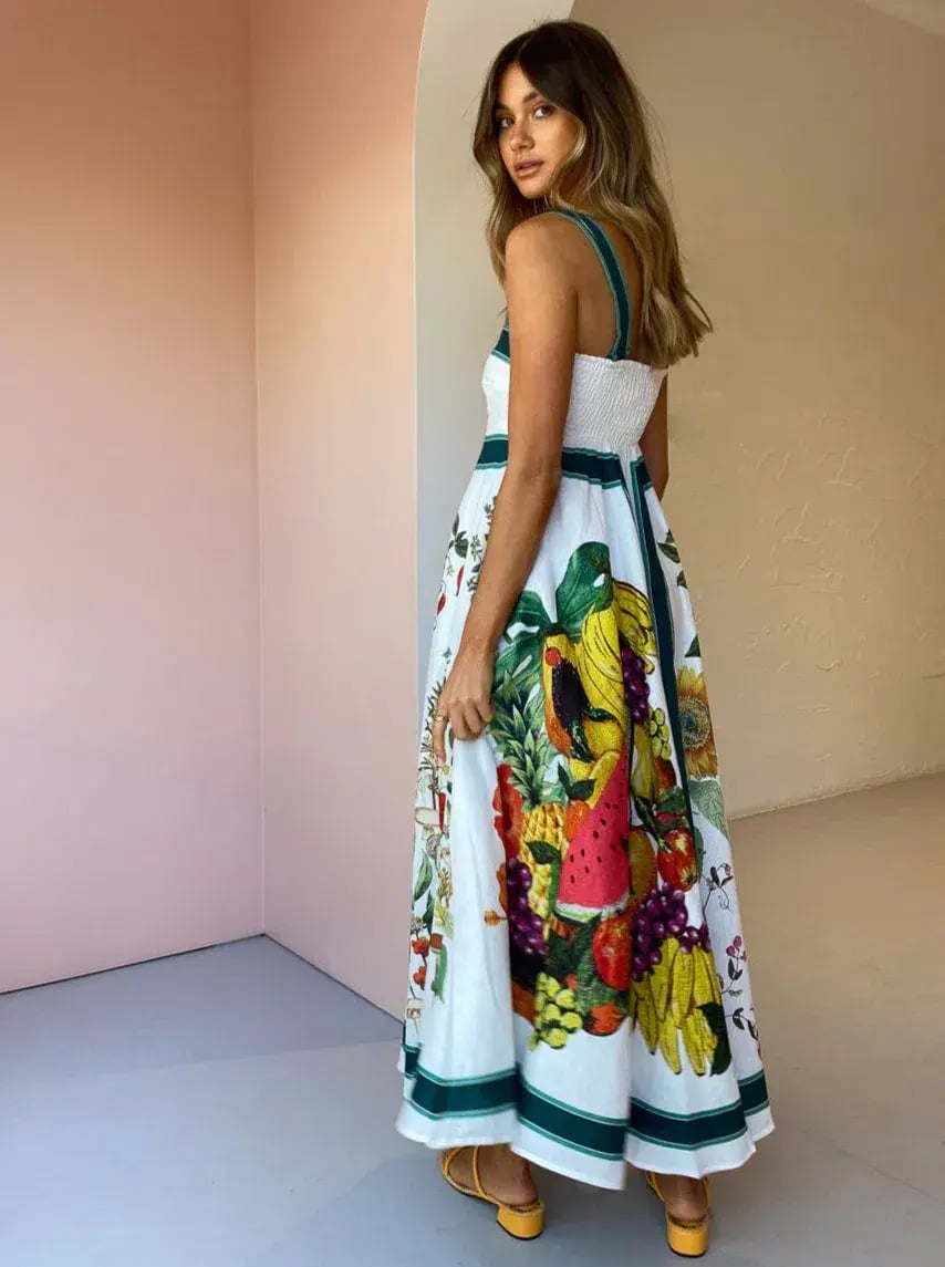 Alemais Frutta Midi Sundress Multi Size 10 photo 3