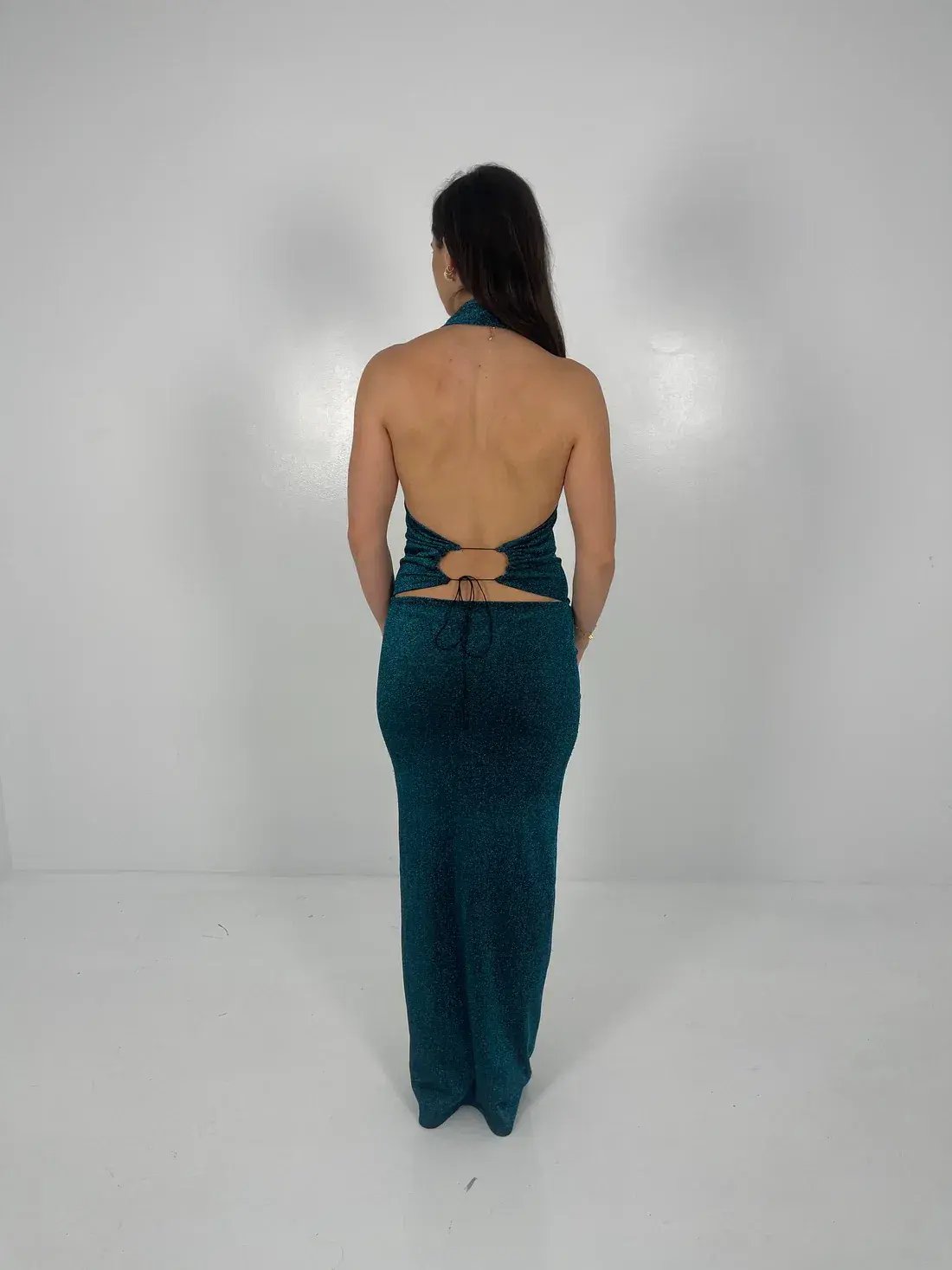 Deconduarte Jade Astor Maxi Dress in Jade (Size S/M) photo 3