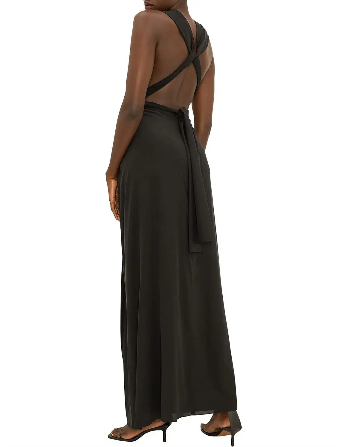 Bianca Spender Silk CDC Ascendent Gown Black Size 10 photo 2