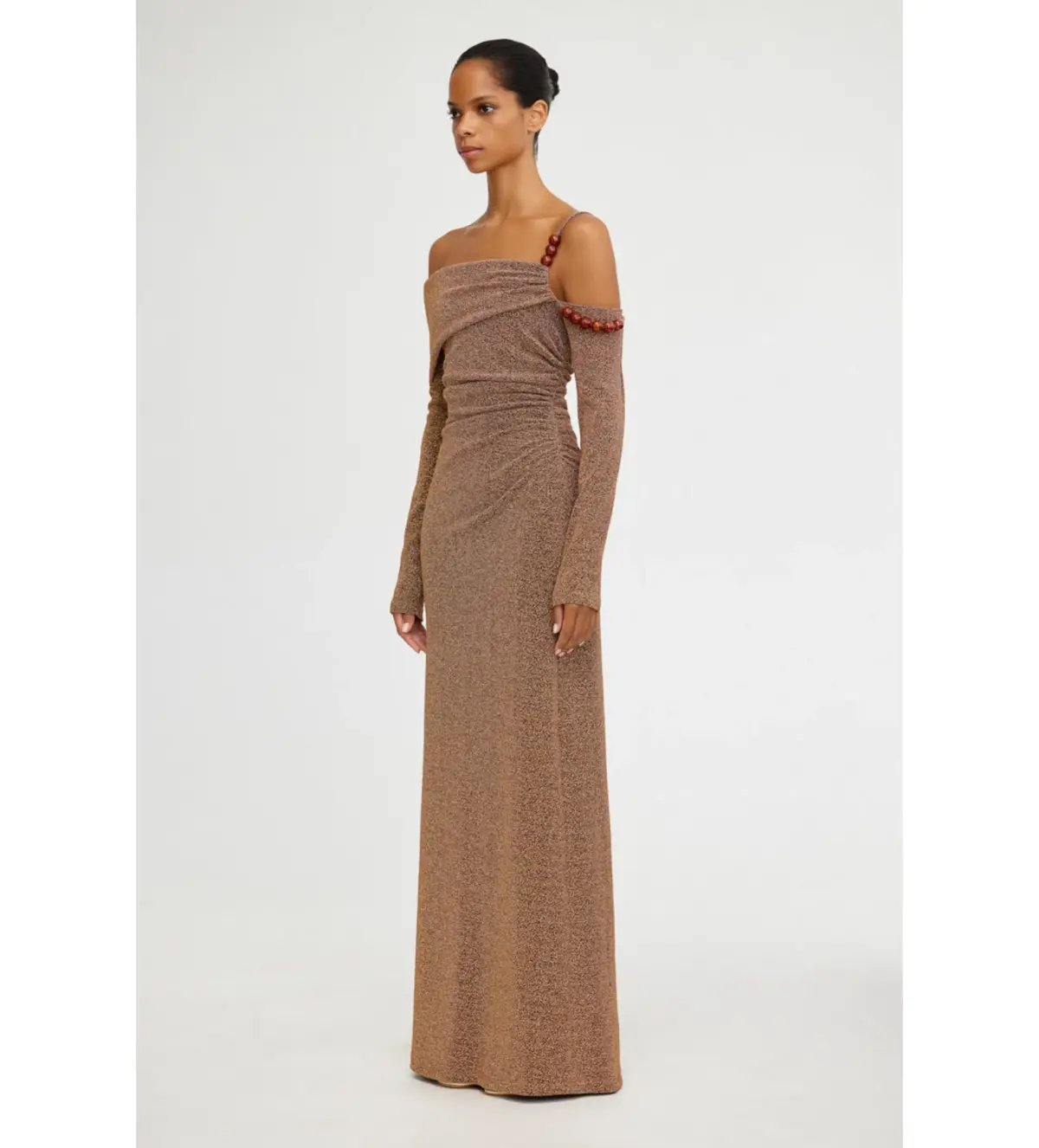 Significant Other Gia Gown Bronze Size 8 photo 3
