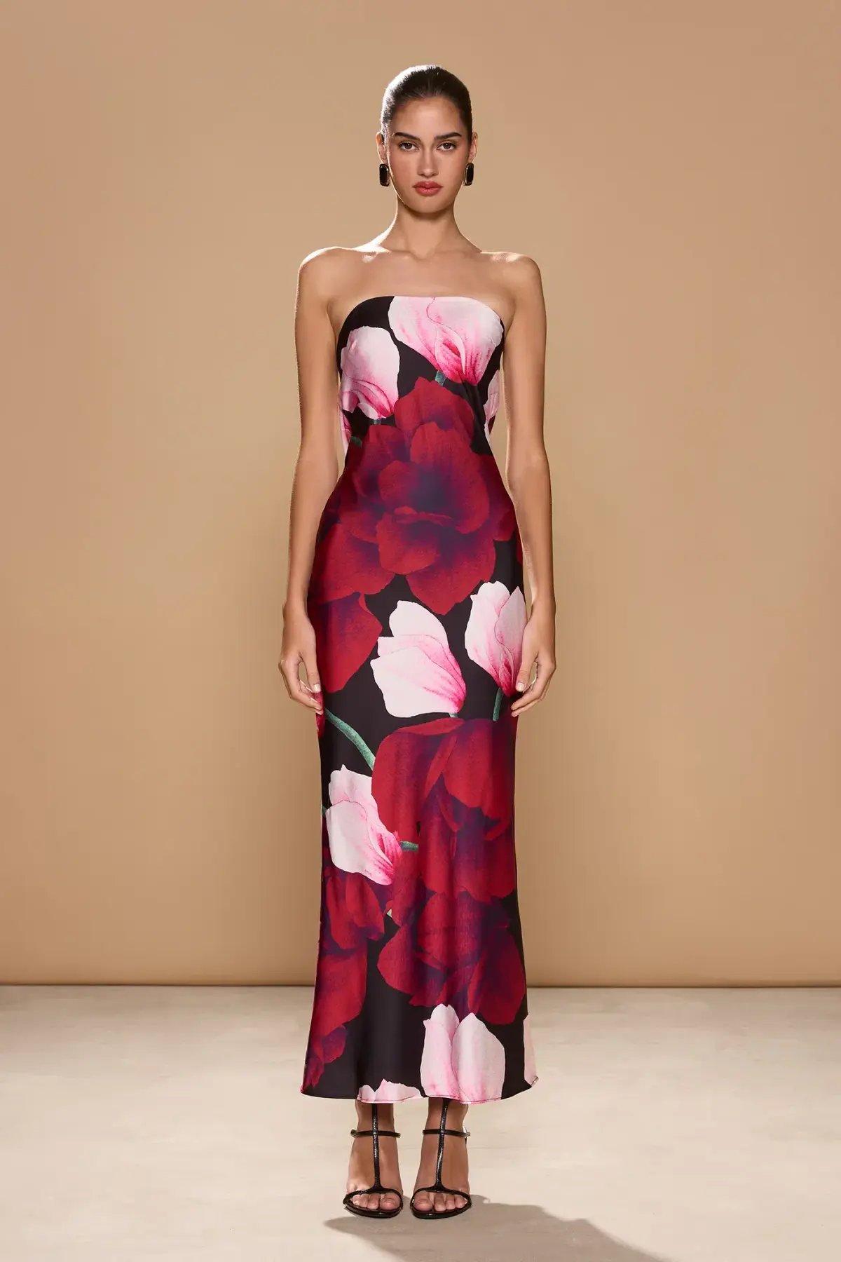 Sonya Moda Alma Midi Dress Floral Size 12 photo 5