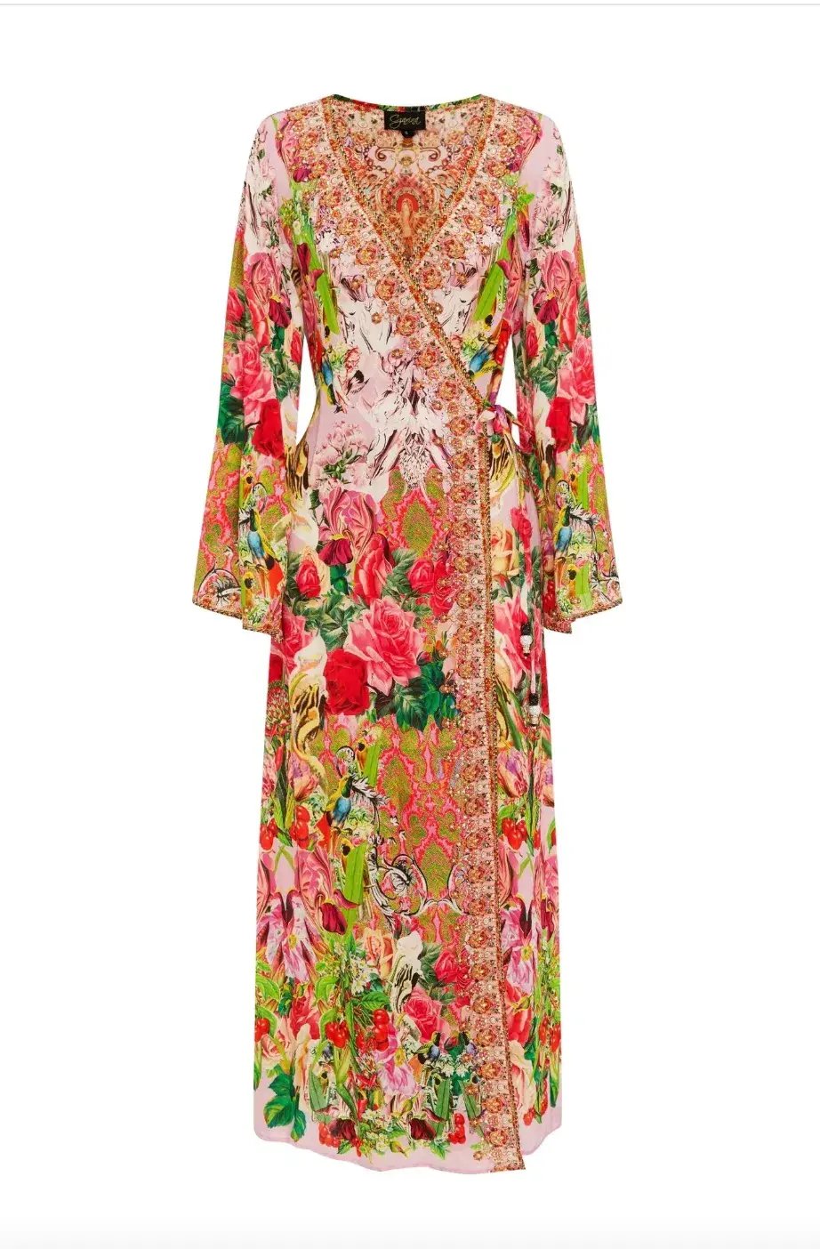 Camilla Czarina Every Flower Blossoms Wrap Dress Floral Size 8 photo 4
