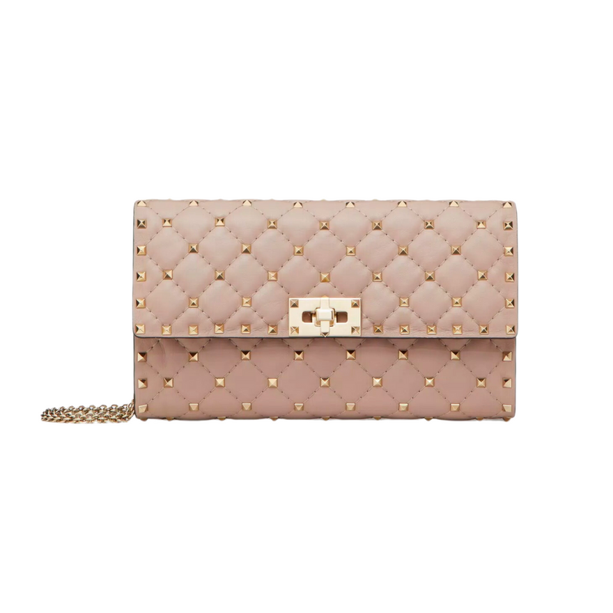 Valentino Rockstud Spike Shoulder Bag (nude) photo 3
