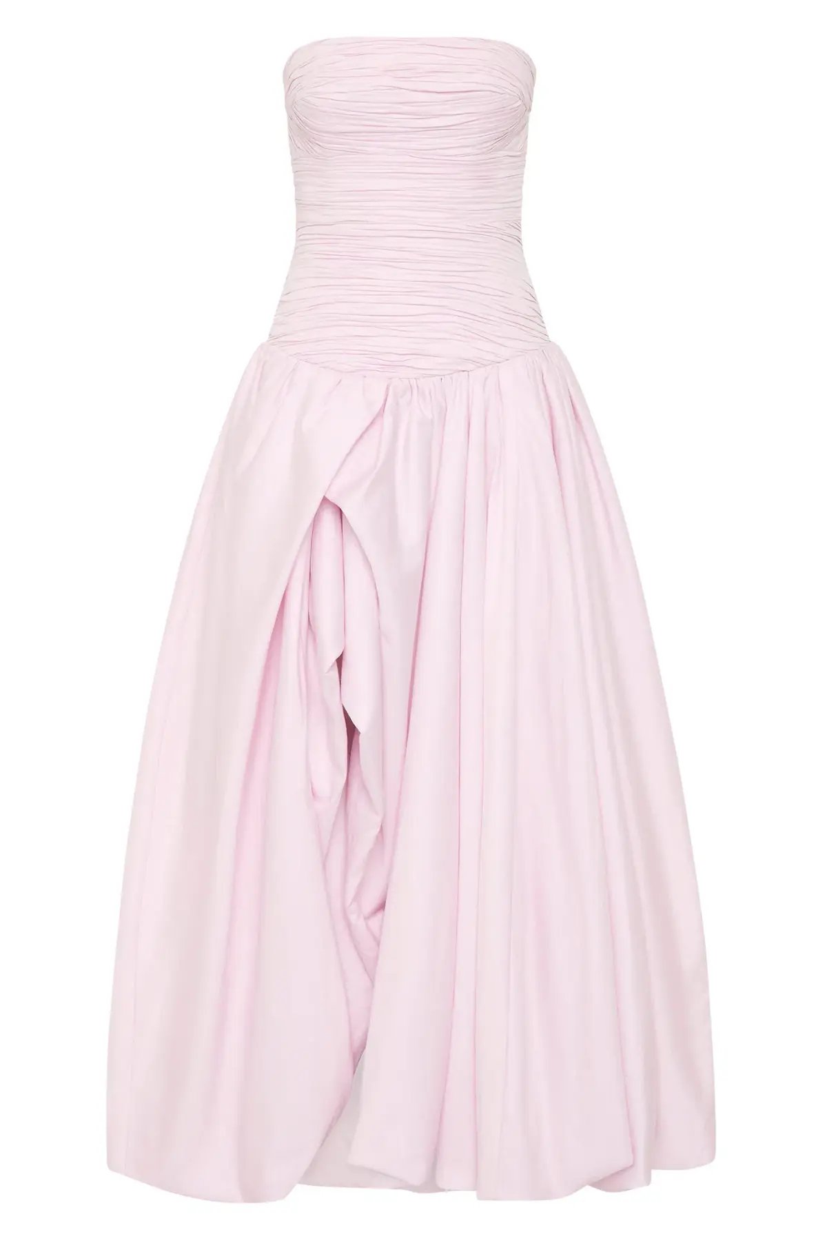 Aje Violette Bubble Hem Maxi Dress Pastel Pink Size 10 photo 4