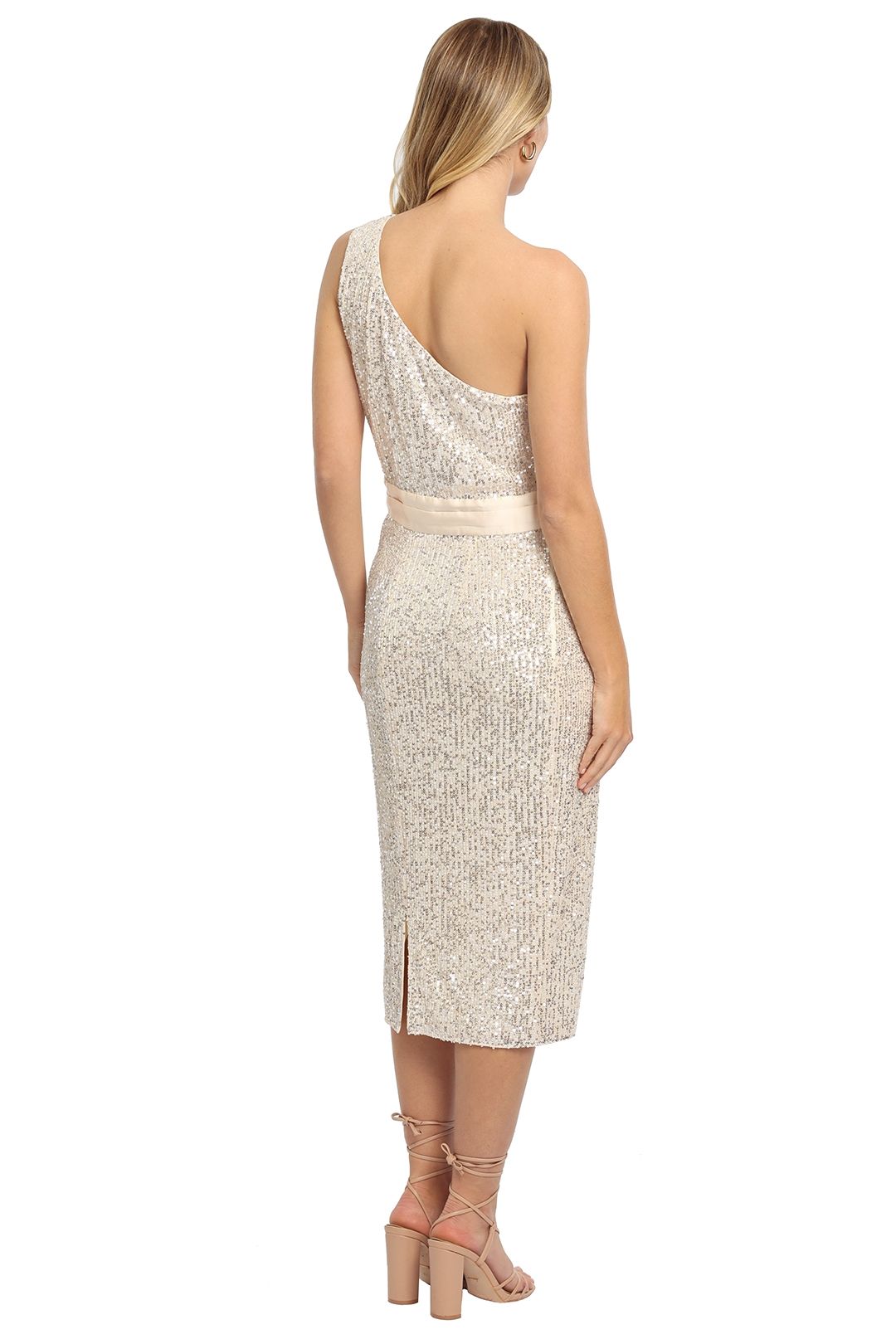 Sequin One Shoulder Midi photo 3