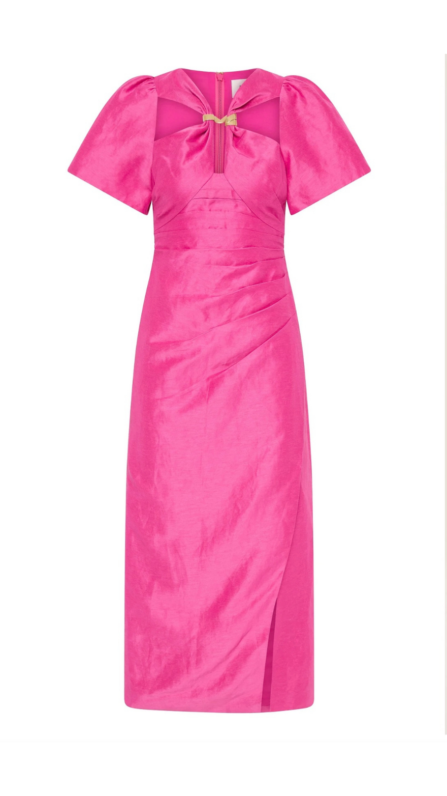 AJE Presence Twisted Midi Dress photo 3