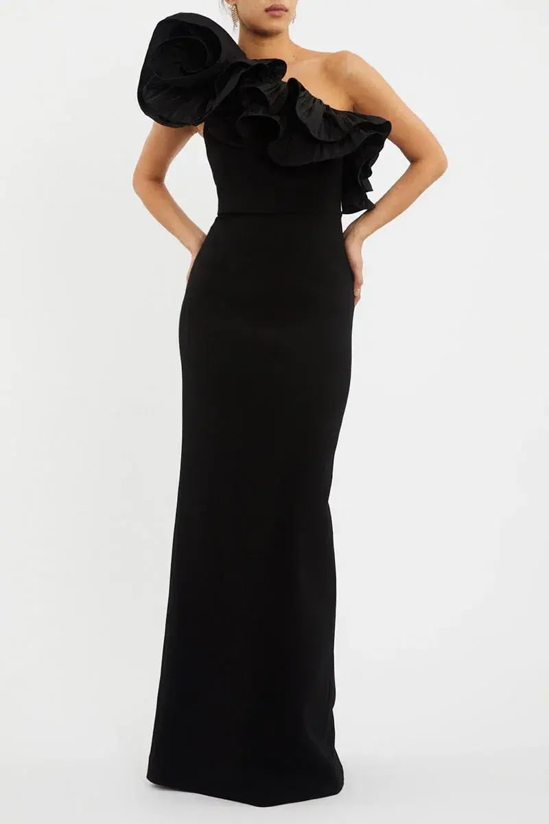 Rebecca Vallance Chloe Gown Black Size 12 photo 3