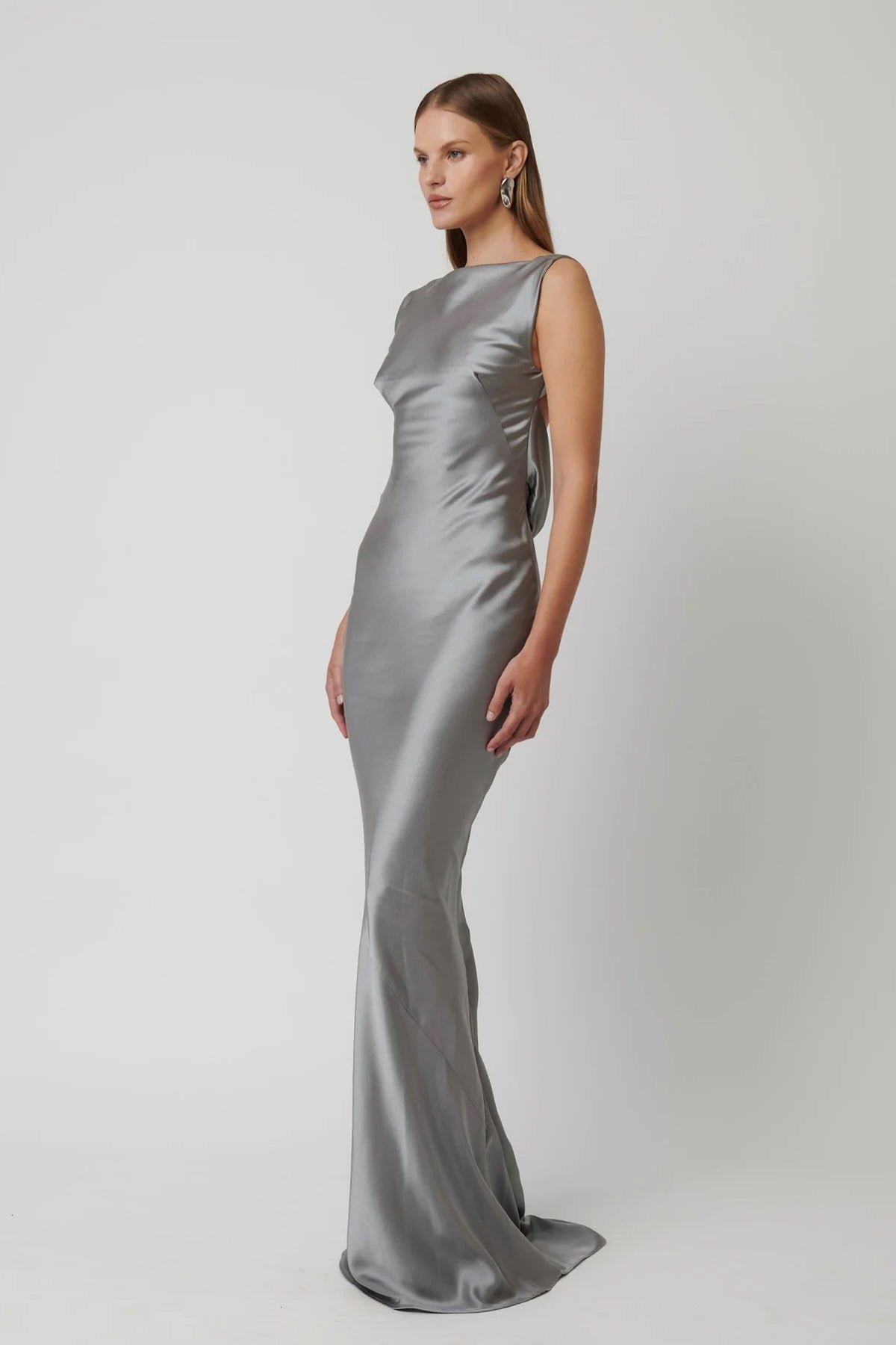 EFFIE KATS KAROLINA GOWN - PLATINUM photo 2