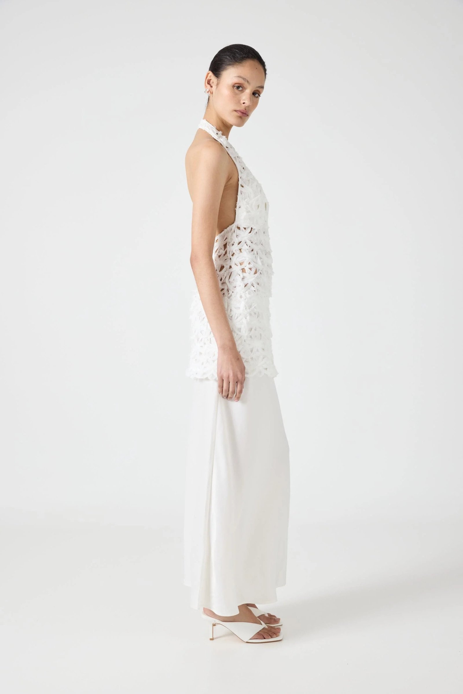 THIRD FORM ETHEREAL MAXI DRESS - OFF WHITE photo 5