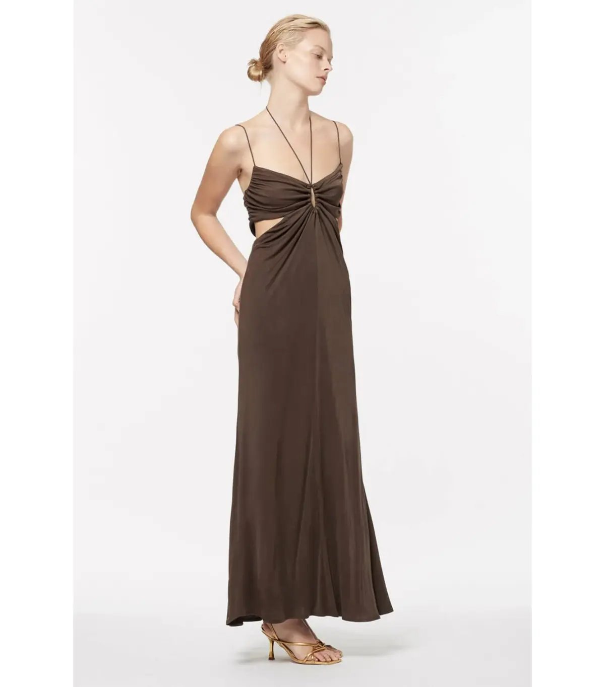 Manning Cartell Sweet Obsession Slip Dress Brown Size AU 10 photo 4