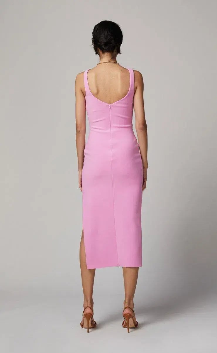 Bec & Bridge Joelle Midi Dress Pink Size 10 photo 2