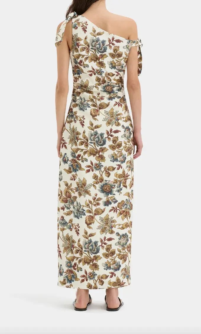 Sir The Label Eleanora Tie Shoulder Dress in Viola Floral Print Size 1 / AU 8 photo 3
