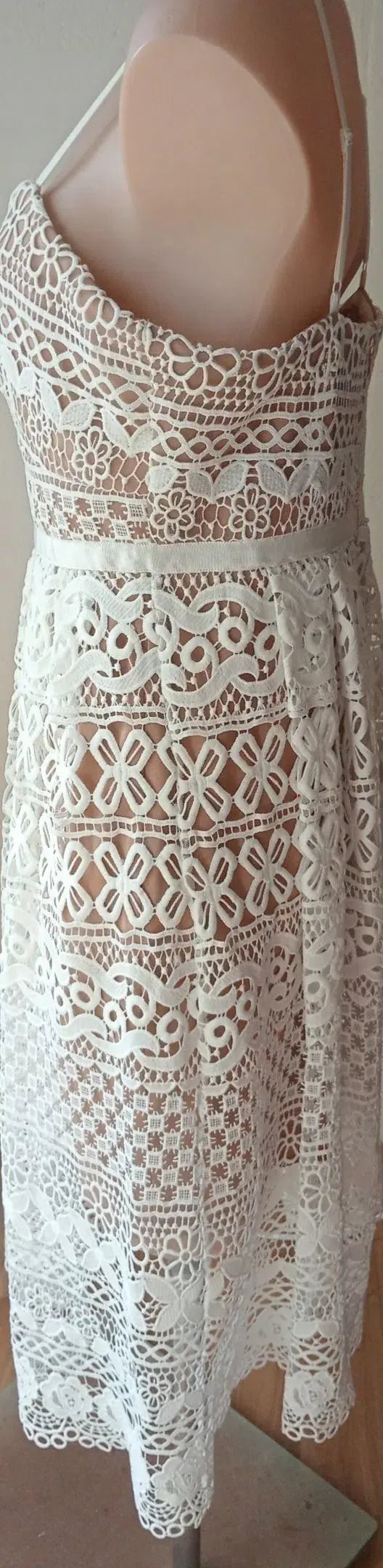 Wayne Cooper White Lace Dress White Size AU 14 photo 6