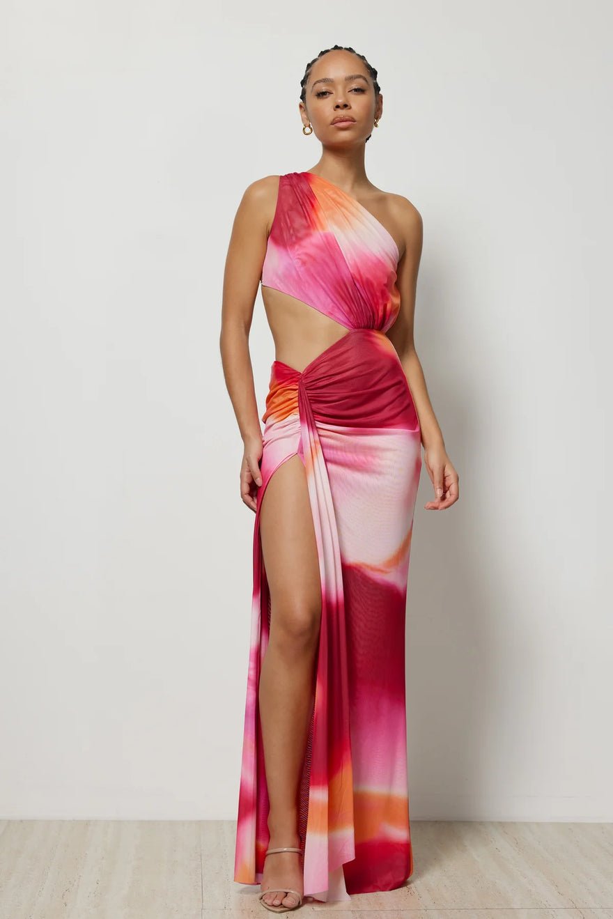 Lexi Zaniah Gown Fuchsia Liquify photo 2
