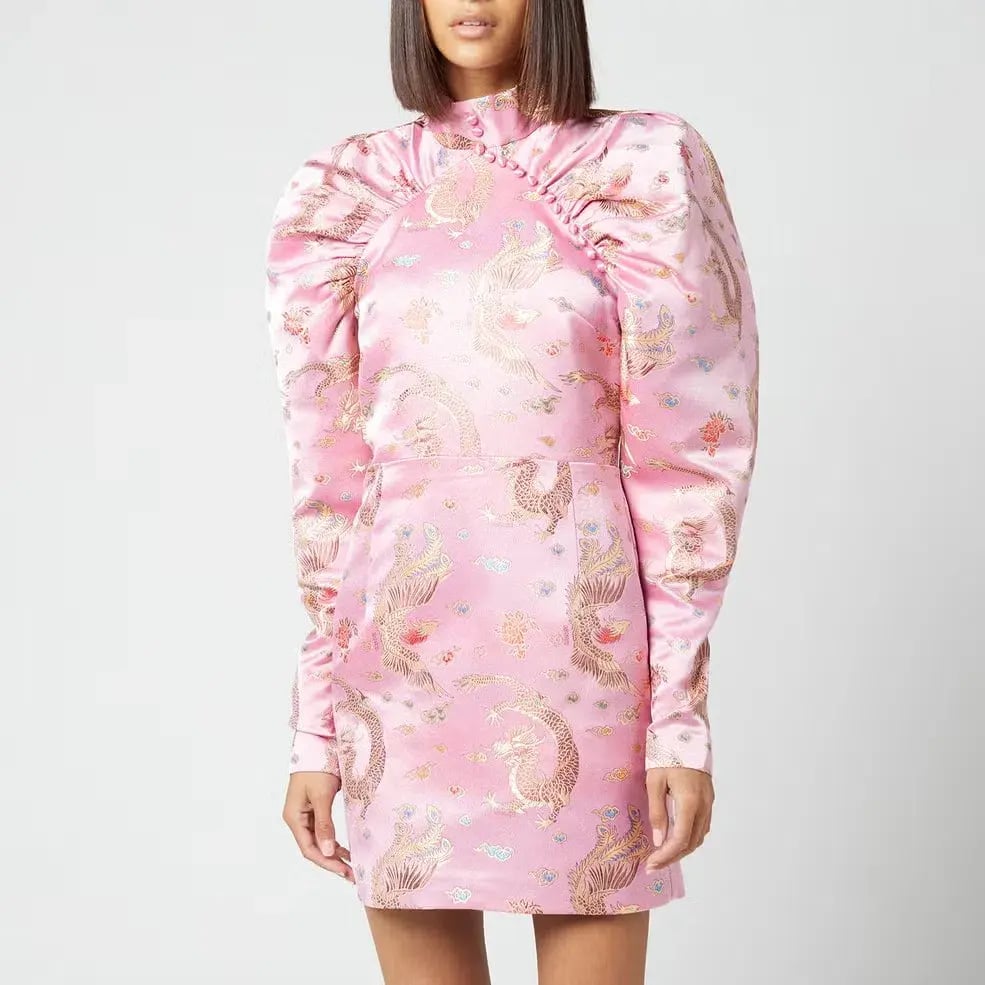 Rotate Birger Christensen Kim Dress Orchid Pink Size 10 photo 2