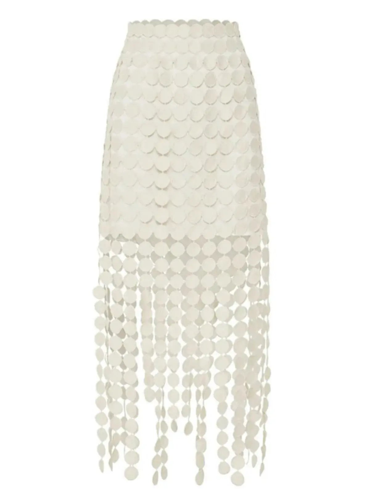 Camilla And Marc Murano Skirt White Size 10 photo 6