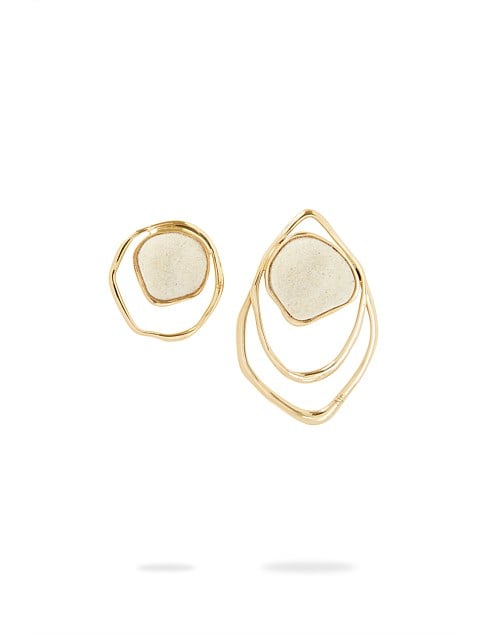 Aje Deco Asymmetrical Duo Earrings photo 3