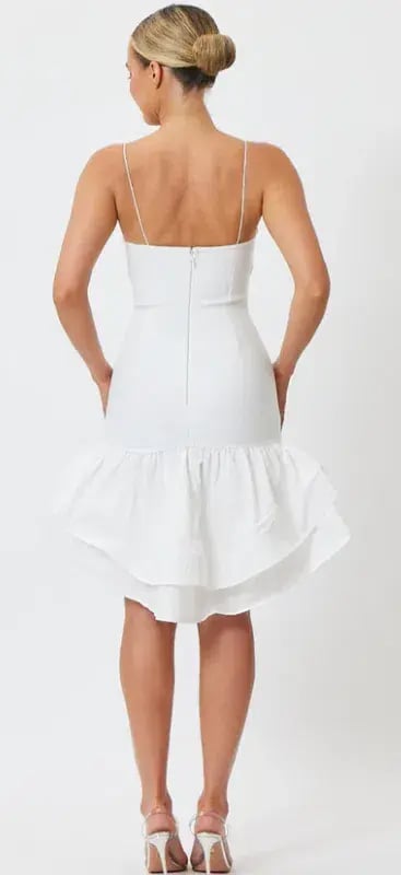 Reagan Mini Dress White by BIANCA AND BRIDGETT photo 3