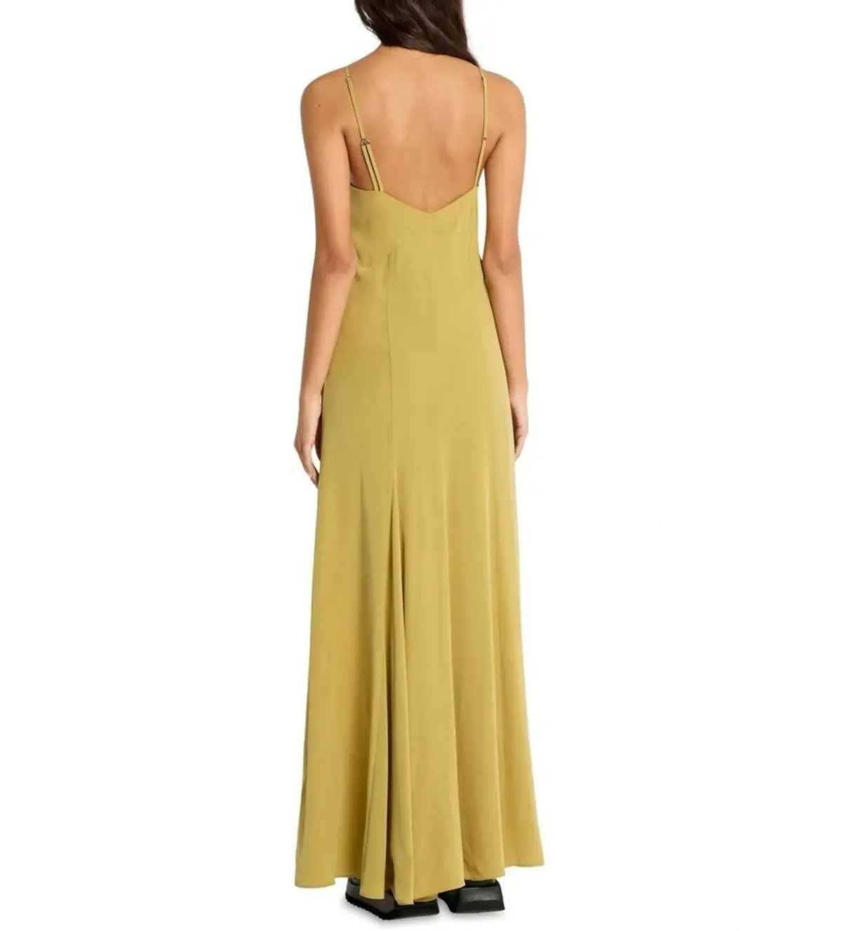 Sass & Bide Atoms Silk Maxi Dress in Prairie Yellow Size 6 photo 3