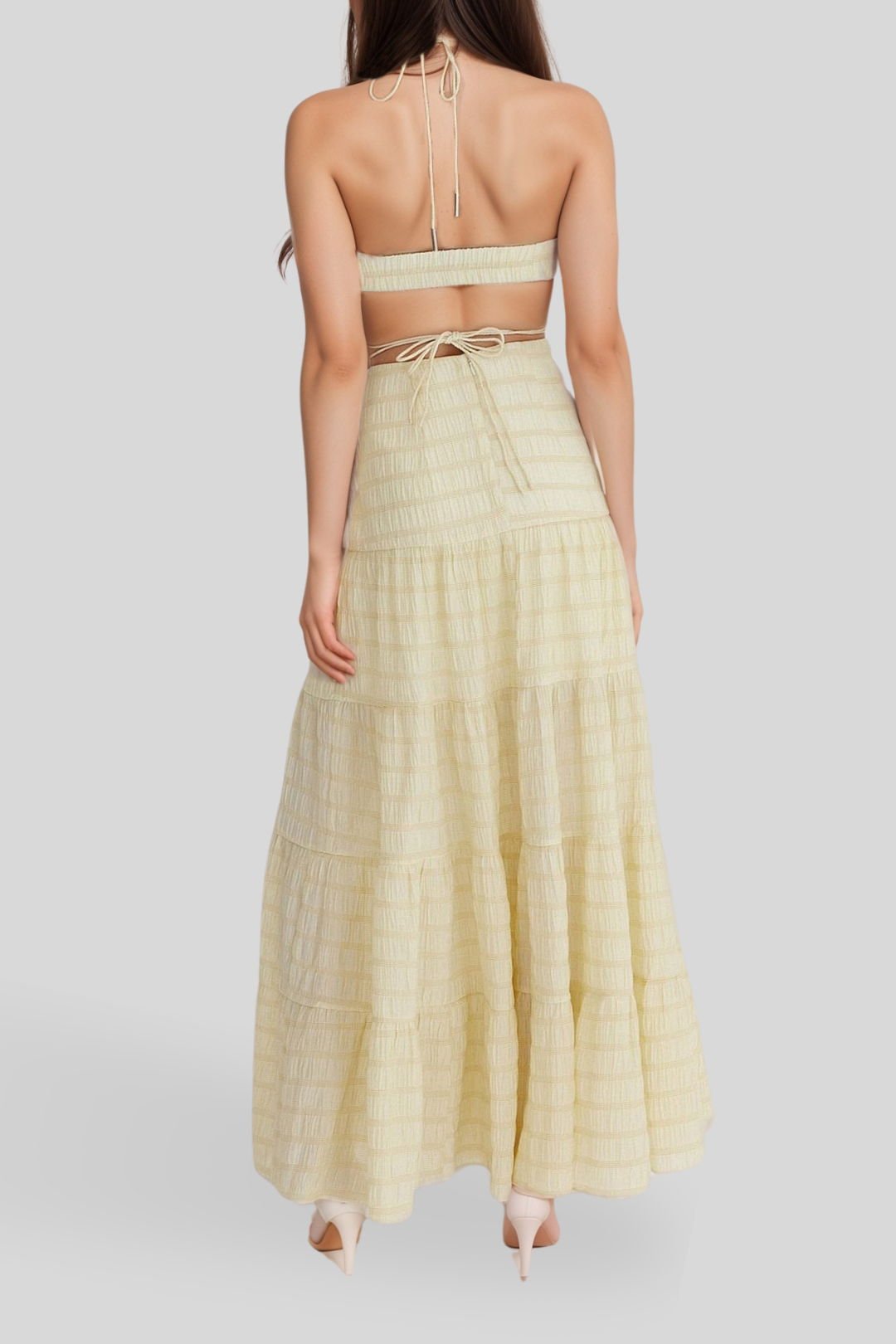 Sophie Maxi Dress - Sunflower Check photo 2