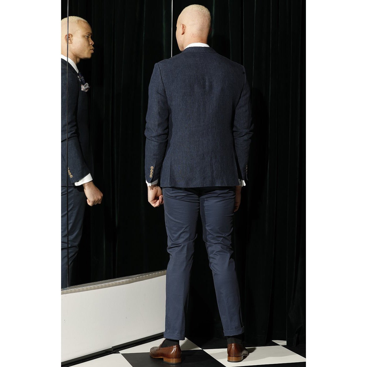 Daniel Hechter Navy Linen Prague Jacket photo 2