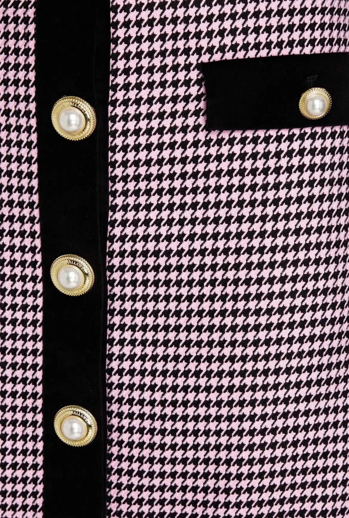Rebecca Vallance Basinger Tweed Mini Skirt Print UK/AU 12 photo 3