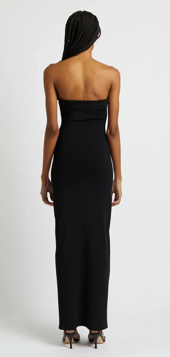 Christopher Esber Salacia Wire Column Strapless Dress Black Size XS / AU 6 photo 2