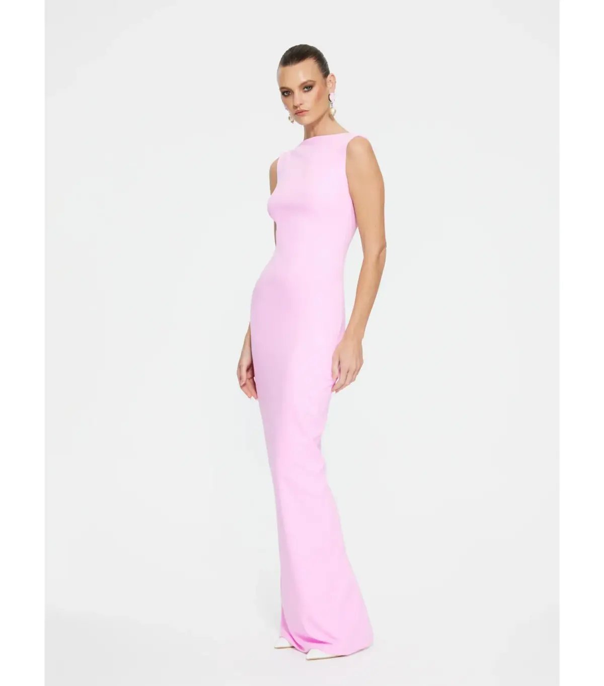 Effie Kats Verona Maxi Gown Taffy Pink Size S / AU 8 photo 2
