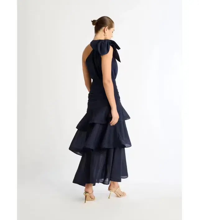 Sheike Casablanca Maxi Dress Navy Size 12 photo 2