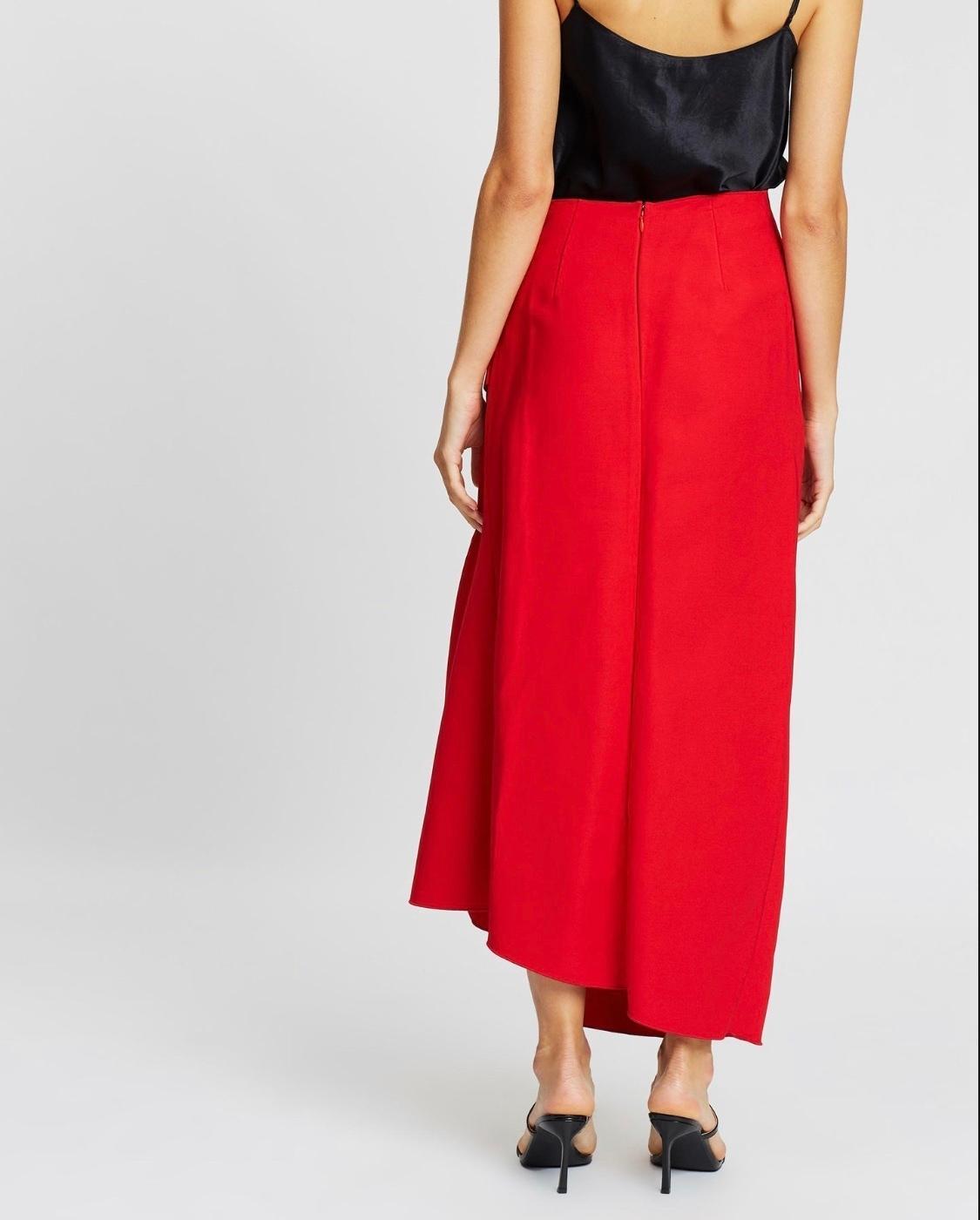 Acler Thistle Skirt Red size 10 photo 3