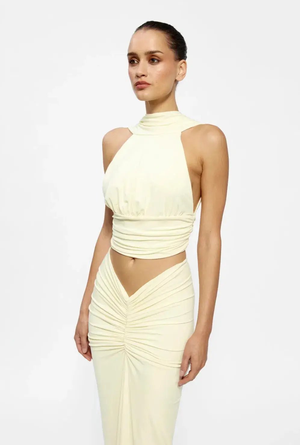 Effie Kats Cassidy Top with Kayson Skirt in Lemon Size 8 photo 2