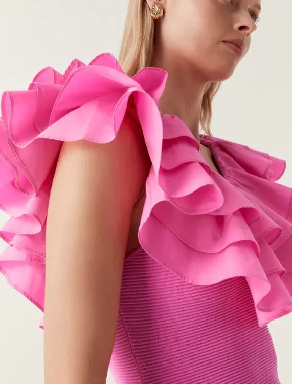 Susie Maxi Dress in ballet pink bec and bridge photo 15