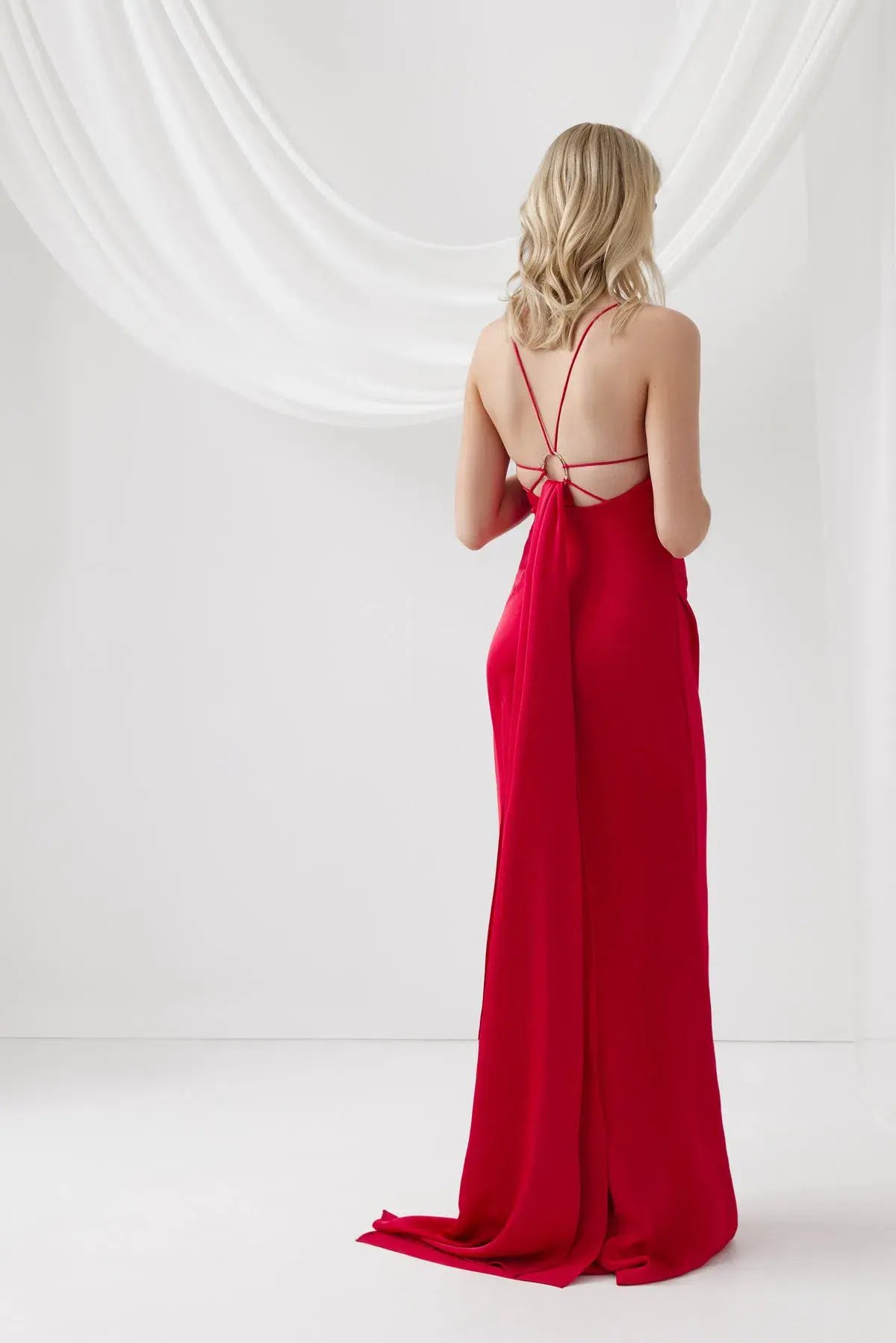 Lexi Messina Dress Cherry Size AU 10 photo 3