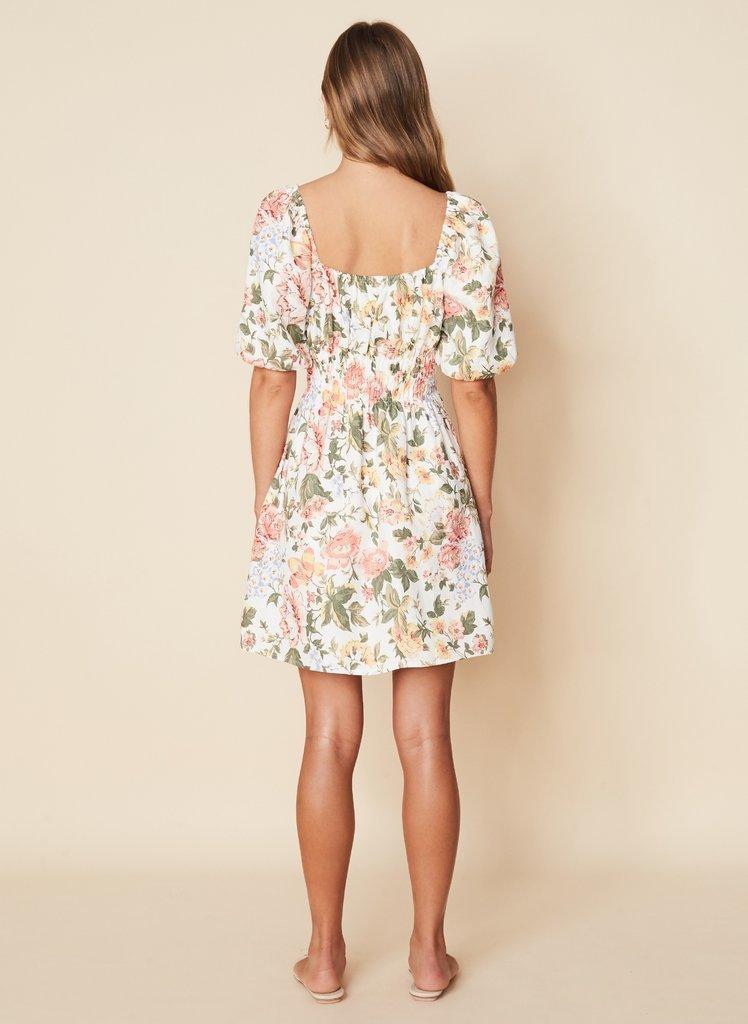 Faithfull the Brand Nikoleta Mini Dress Floral Size 10 photo 6