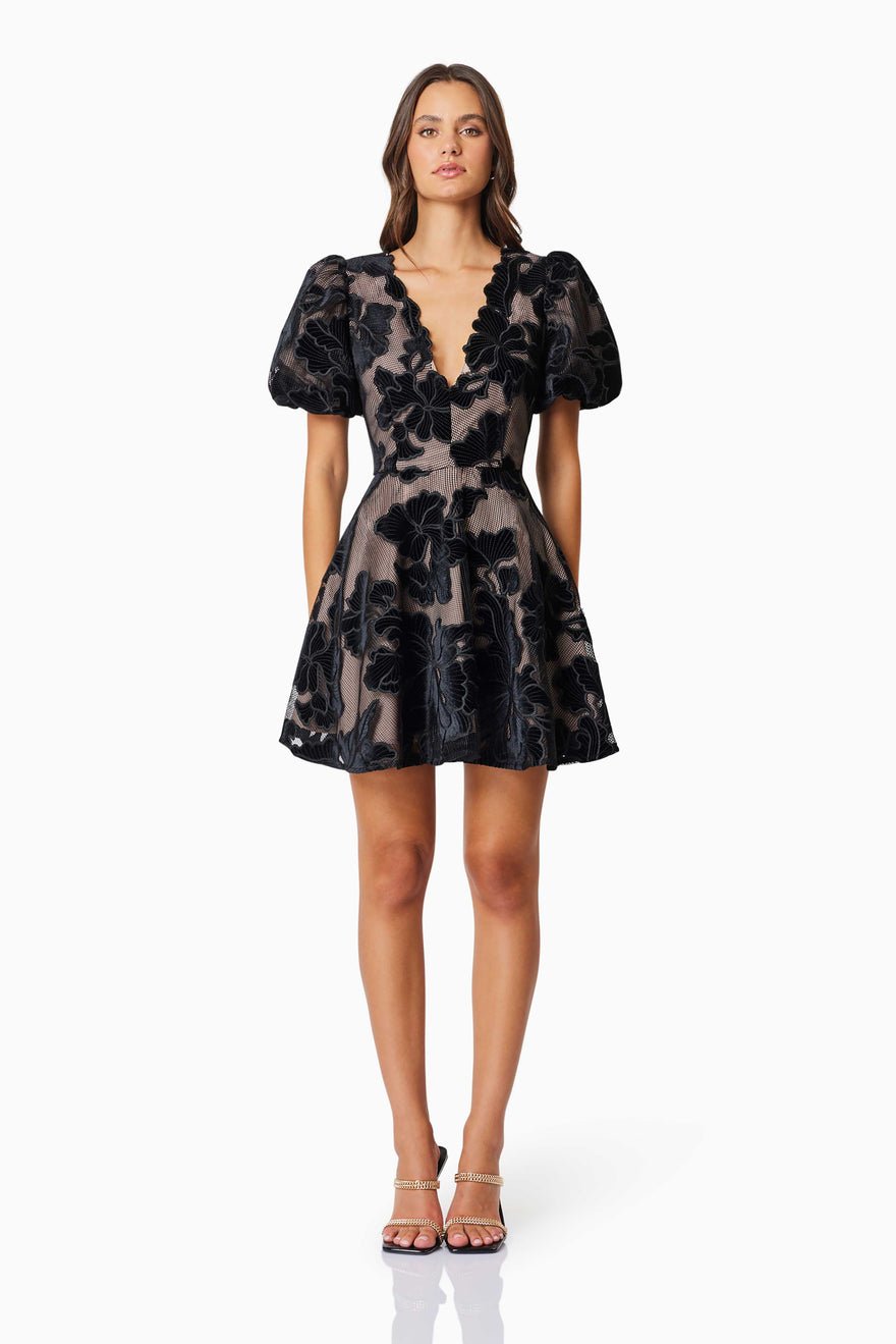 Elliatt Zara Party Mini Dress - Black photo 4