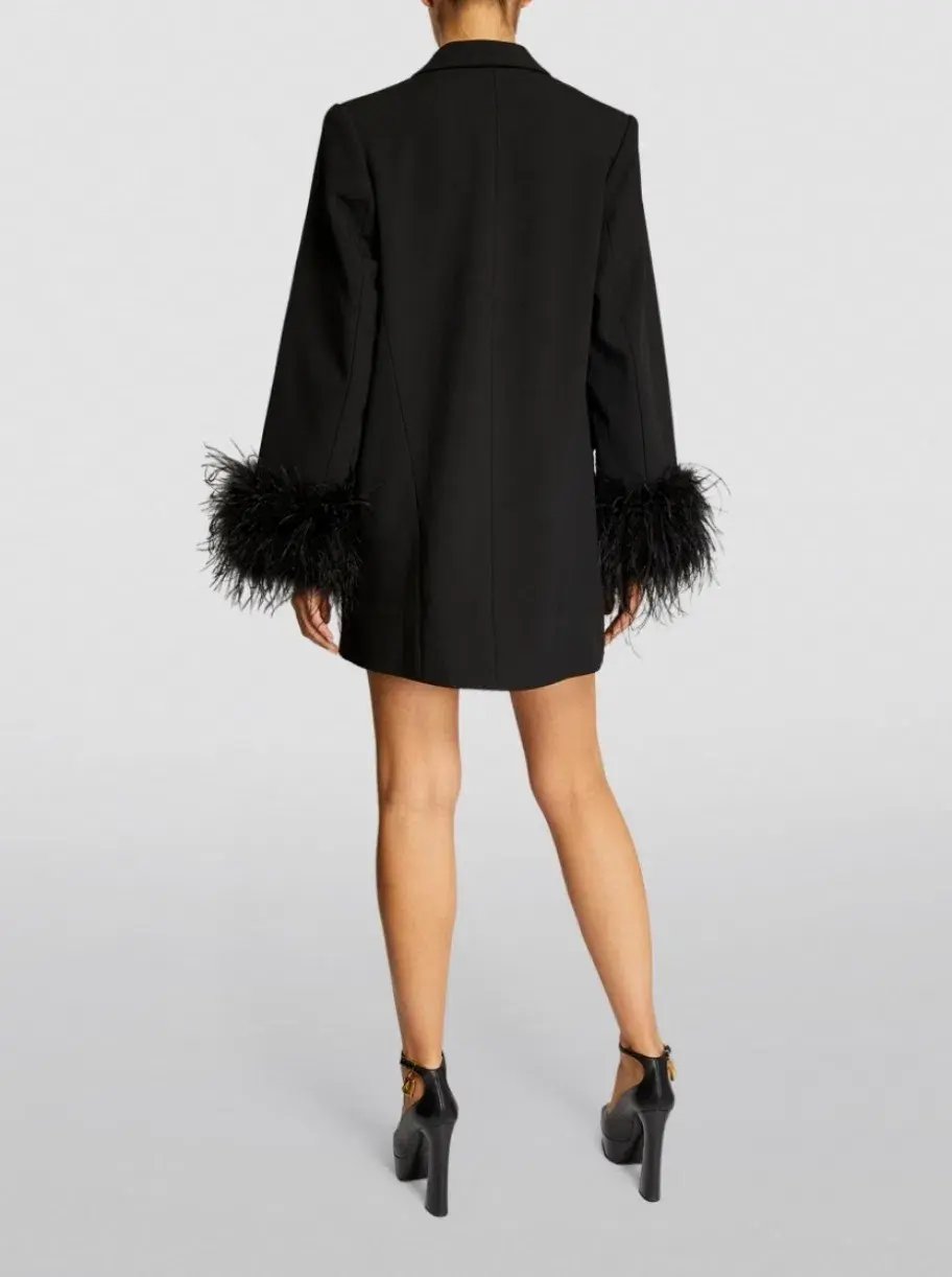 Rachel Gilbert Lincoln Mini Dress Black Size L / AU 12 photo 3