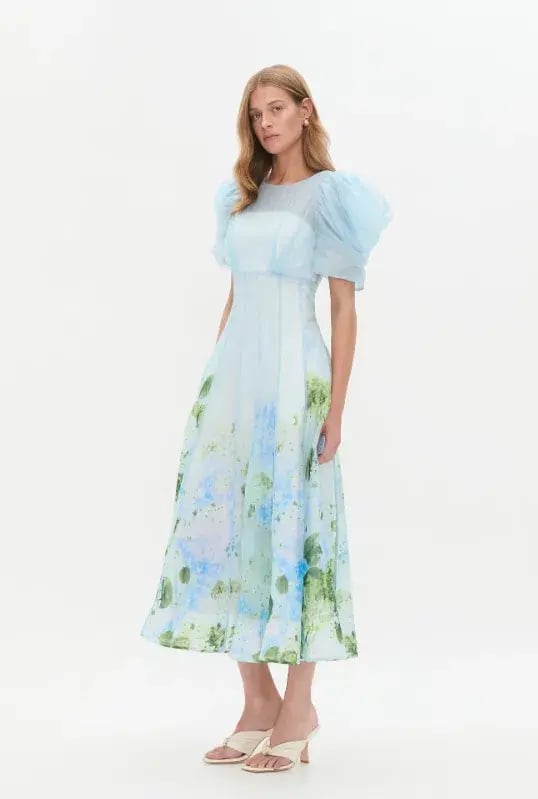 AJE Clementine Midi Dress Size 6 photo 2
