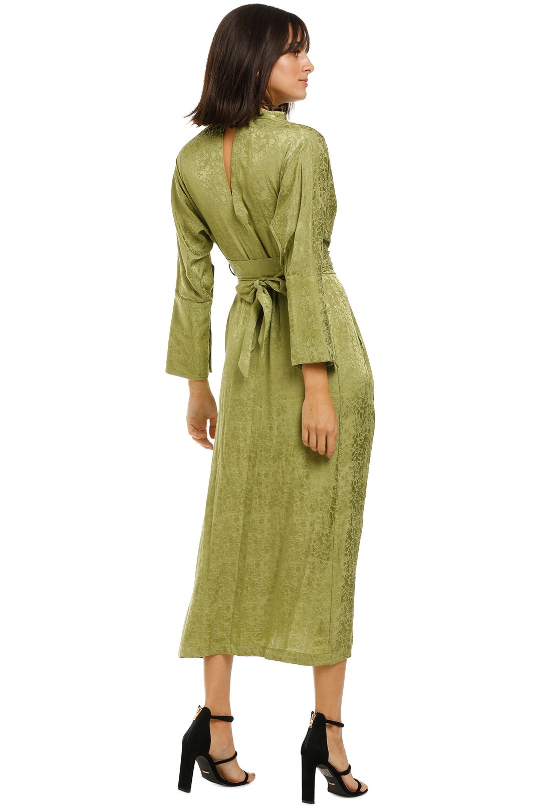 Slink Shirt Dress - Olive photo 3