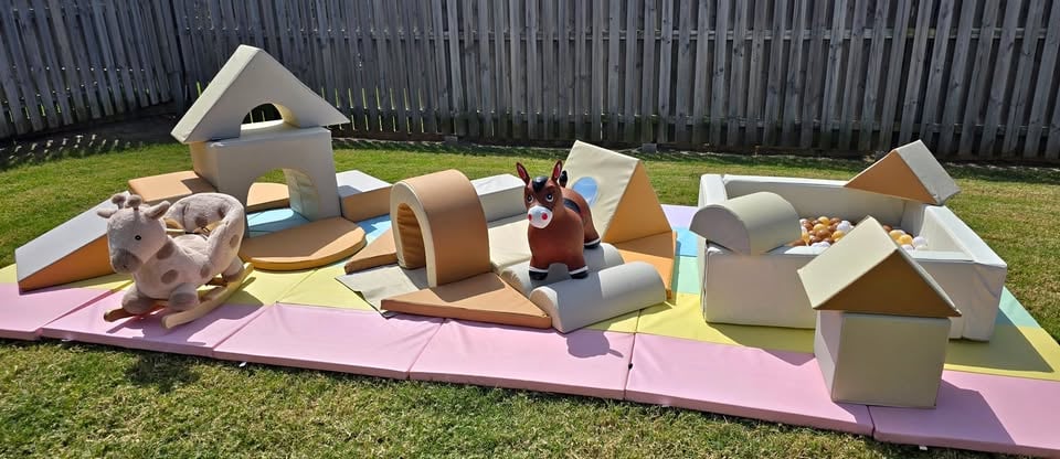 Beige bliss softplay package Hire photo 6