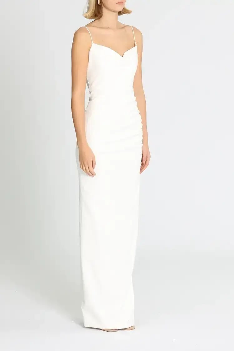 Likely NYC Celida Gown in White Size 6 photo 2