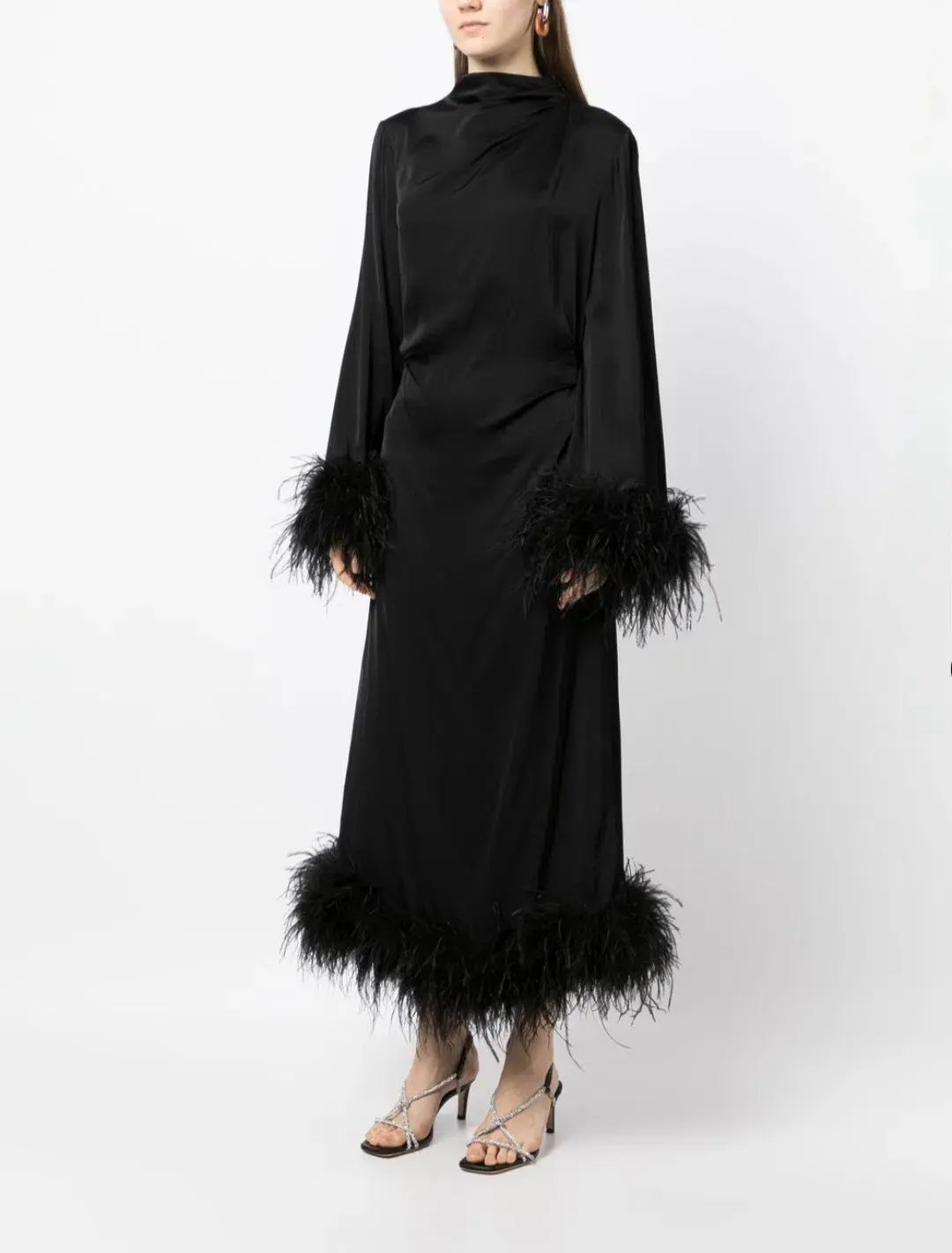 Rachel Gilbert Pietro Dress Black Size 1/AU8 photo 3