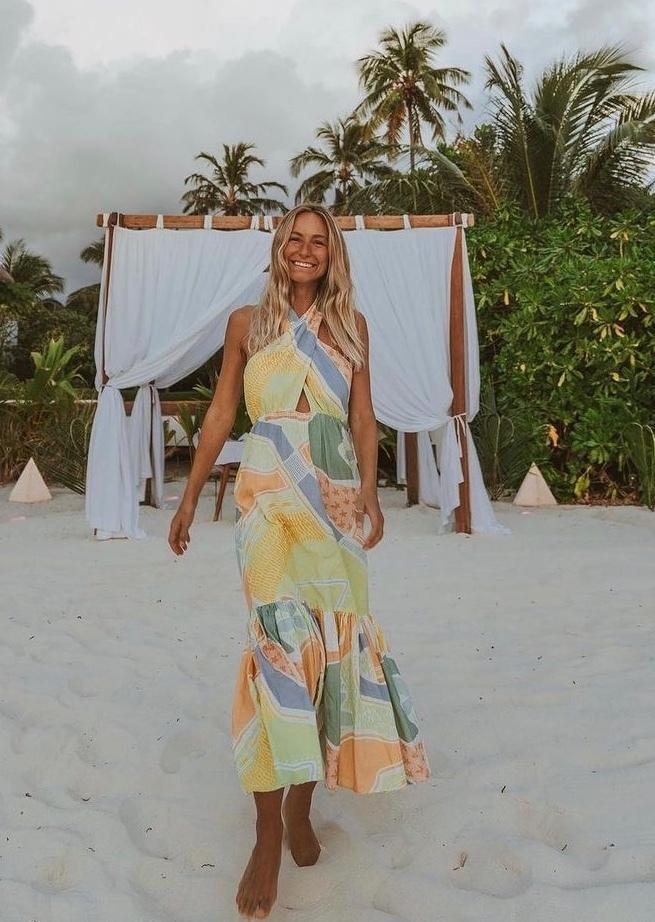 Steele Sia Midi Dress in Cabana Size XS / AU 6 photo 2
